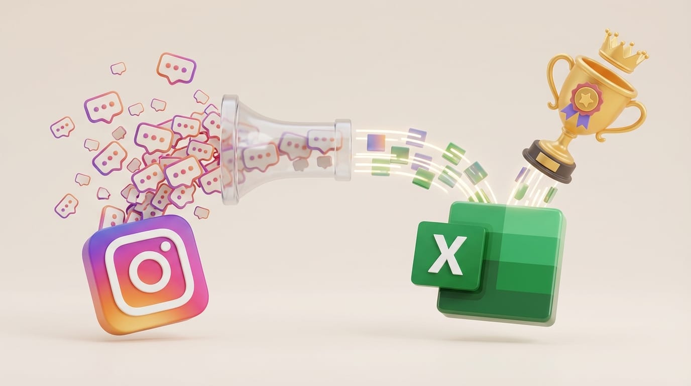 Pick a Giveaway Winner in Seconds: The Ultimate Guide to Exporting Instagram Comments to Excel